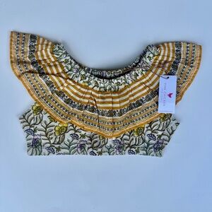 NWT - Pink Chicken New York Ruffle Crop Top - 4y